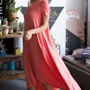 Mauve maxi dress